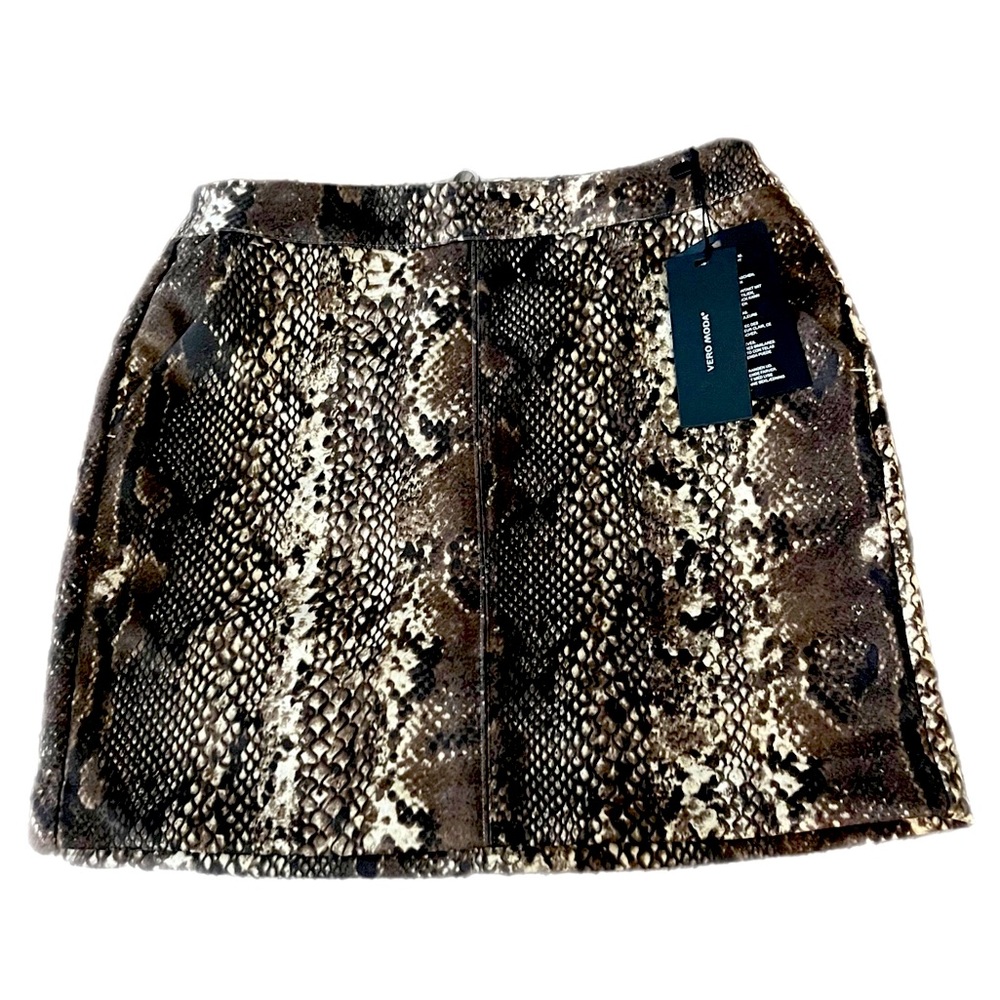 Vero Moda Faux Suede Mini Skirt